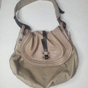 Revel New York Leather Saddle Bag Shoulder Bag Tan Brown